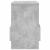 Raft pentru reviste 2 pcs Gri din beton 35 x 30 x 45 cm GartenMobel Dekor