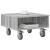 Masă laterală cu roți Gri Sonoma 50 x 50 x 30 cm Lemn compozit GartenMobel Dekor