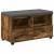 Bancă pentru hol cu pernă Stejar fumuriu 80 x 38 x 46 cm GartenMobel Dekor
