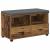 Bancă pentru hol cu pernă cu sertar Lemn vechi 80 x 38 x 46 cm GartenMobel Dekor