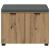 Bancă pentru hol cu pernă Stejar Artizanal 60 x 38 x 46 cm GartenMobel Dekor