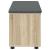 Bancă pentru hol cu pernă cu ușă Stejar Sonoma 100 x 38 x 46 cm GartenMobel Dekor