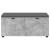 Bancă pentru hol cu pernă cu ușă Gri din beton 100 x 38 x 46 cm GartenMobel Dekor