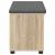 Bancă pentru hol cu pernă Simplu Stejar Sonoma 80 x 38 x 46 cm GartenMobel Dekor