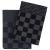 Set de prosoape, 50 buc., negru și gri, bumbac GartenMobel Dekor