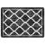 Covor lavabil anti-alunecare, alb și negru, 160x230 cm GartenMobel Dekor