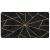 Covor lavabil, negru și auriu, 80x150 cm, anti-alunecare GartenMobel Dekor