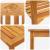 Set de Mobilier cu pernă 4 pcs natural Lemn Solid de Acacia GartenMobel Dekor