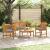 Set de Mobilier cu pernă 3 pcs natural Lemn Solid de Acacia GartenMobel Dekor