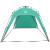 Cort Instant cu depozitare Verde Mării 260 x 260 x 185 cm Oțel GartenMobel Dekor