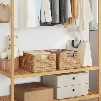 Coșuri de depozitare 2 pcs natural 38 x 28 x 15 cm GartenMobel Dekor