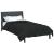 Duvet complet pe tot parcursul anului Negru 220 x 140 cm GartenMobel Dekor