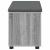 Bancă pentru hol cu pernă cu ușă Gri Sonoma 80 x 38 x 46 cm GartenMobel Dekor