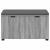 Bancă pentru hol cu pernă cu ușă Gri Sonoma 80 x 38 x 46 cm GartenMobel Dekor