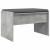 Bancă pentru hol cu pernă Gri din beton 60 x 38 x 46 cm GartenMobel Dekor
