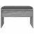 Bancă pentru hol cu pernă Gri Sonoma 60 x 38 x 46 cm GartenMobel Dekor