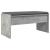 Bancă pentru hol cu pernă Gri din beton 80 x 38 x 46 cm GartenMobel Dekor