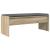 Bancă pentru hol cu pernă Stejar Sonoma 100 x 38 x 46 cm GartenMobel Dekor