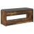 Bancă pentru hol cu pernă Stejar fumuriu 100 x 38 x 46 cm GartenMobel Dekor