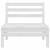 Set mobilier de grădină cu 2 locuri, alb, lemn masiv de pin GartenMobel Dekor