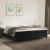 Pat box spring cu saltea, negru, 200x200 cm, catifea GartenMobel Dekor