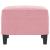 Taburet, roz, 60x50x41 cm, catifea GartenMobel Dekor