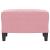 Taburet, roz, 60x50x41 cm, catifea GartenMobel Dekor