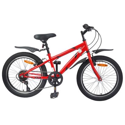 Bicicletă pentru Copii 24 Inci 6-Speed pentru 8-12 ani Roșu GartenMobel Dekor