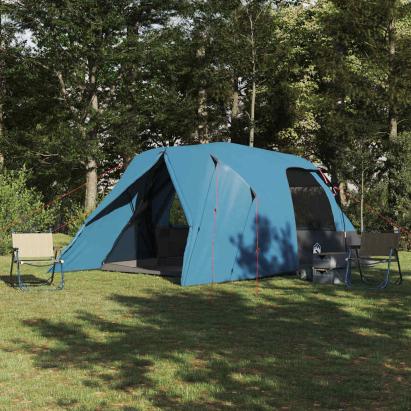 Cort cu dome cu acoperiș albastru 397 x 304 x 193 cm GartenMobel Dekor
