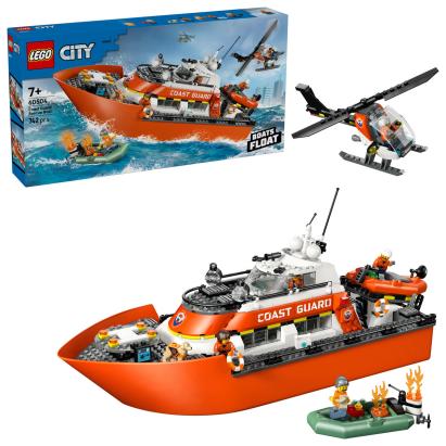 LEGO Barcă de salvare și elicopter ale Pazei de Coastă Quality Brand