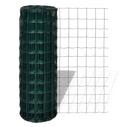 Gard Euro Verde 1000 x 180 cm Fier acoperit cu PVC GartenMobel Dekor
