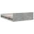Cadru de pat cu sertare, gri beton, 135x190 cm, lemn prelucrat GartenMobel Dekor