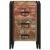 Dulap de noapte cu sertar 40 x 40 x 59 cm Lemn recuperat masiv GartenMobel Dekor