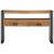 Masă de consolă Maro 120 x 33 x 75 cm Lemn Solid de Acacia GartenMobel Dekor
