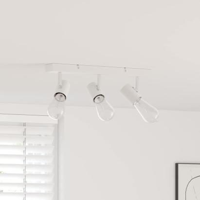 Spot de tavan Alb 38 x 6,5 x 11,5 cm Metal GartenMobel Dekor