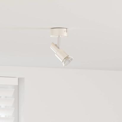 Spot de tavan Nichel 8 x 8 x 10,5 cm Oțel GartenMobel Dekor