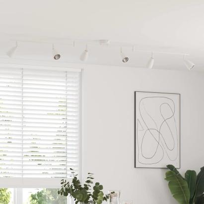 Spot de tavan Alb 25.5 x 8 x 16 cm Metal GartenMobel Dekor