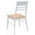 Scaune de dining 2 pcs Alb 43 x 54 x 89 cm GartenMobel Dekor