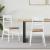 Scaune de dining 2 pcs Alb 43 x 54 x 89 cm GartenMobel Dekor