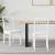 Scaune de dining 2 pcs Alb 50 x 52,5 x 91 cm GartenMobel Dekor