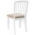 Scaune de dining 2 pcs Alb 50 x 52,5 x 91 cm GartenMobel Dekor