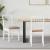 Scaune de dining 2 pcs Alb 50 x 52,5 x 91 cm GartenMobel Dekor