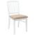 Scaune de dining 2 pcs Alb 50 x 52,5 x 91 cm GartenMobel Dekor