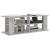 Suport pentru TV Gri din beton 96 x 35 x 33,5 cm GartenMobel Dekor