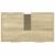 Dulap chiuvetă baie, stejar sonoma, 60x33x60 cm, lemn prelucrat GartenMobel Dekor