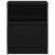 Dulap de noapte Stejar Negru 40 x 40 x 50 cm Lemn compozit GartenMobel Dekor