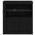 Bufet LED Negru 60,5 x 37 x 67 cm Lemn compozit GartenMobel Dekor