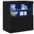 Bufet LED Negru 60,5 x 37 x 67 cm Lemn compozit GartenMobel Dekor