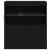 Bufet LED Negru 60,5 x 37 x 67 cm Lemn compozit GartenMobel Dekor