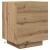 Dulap de noapte Stejar Artizanal 45 x 40 x 55 cm Lemn compozit GartenMobel Dekor